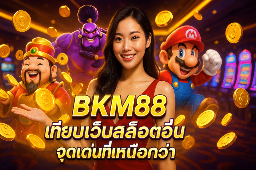 BKM88 เทียบเว็บสล็อตอื่น จุดเด่นที่เหนือกว่า