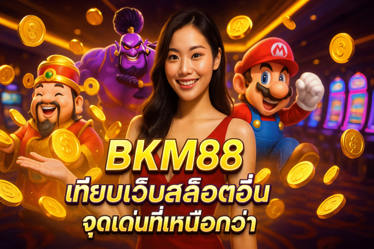 BKM88 เทียบเว็บสล็อตอื่น จุดเด่นที่เหนือกว่า