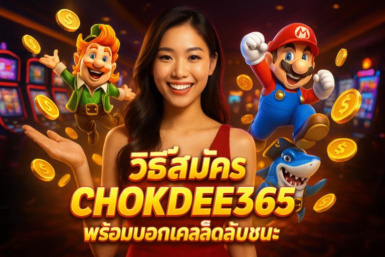 วิธีสมัคร CHOKDEE365 พร้อมเคล็ดลับชนะ